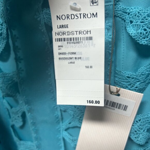 Ciebon Women's Long Sleeve Blue Aline Dress Size Large - Picture 3 of 7